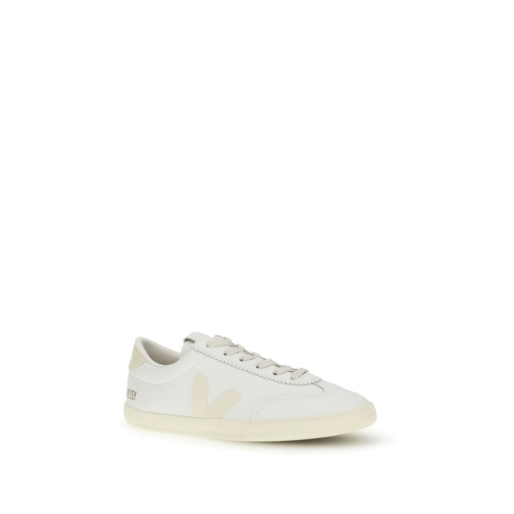 White Calf Leather Bos Taurus Low Top Sneakers