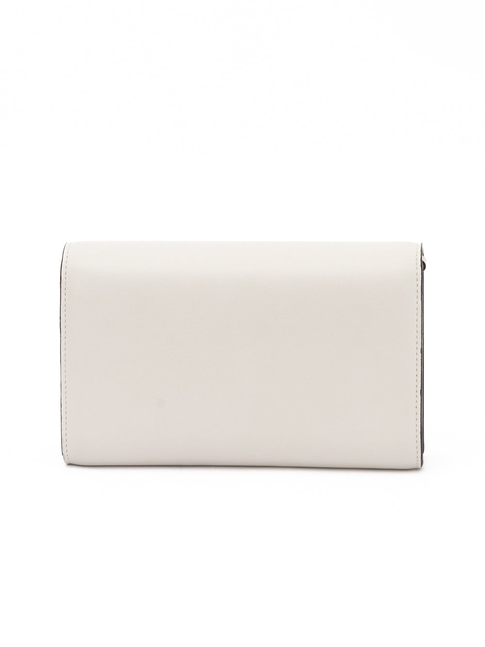 White Avenue Leather Shoulder Strap Bag
