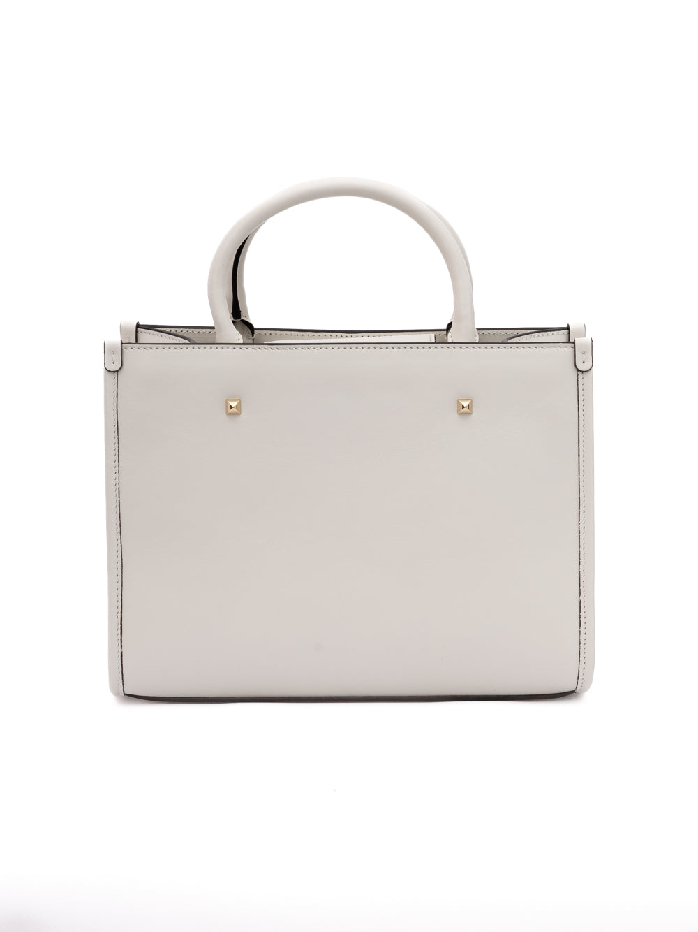 White Avenue S Tote Leather Handbag