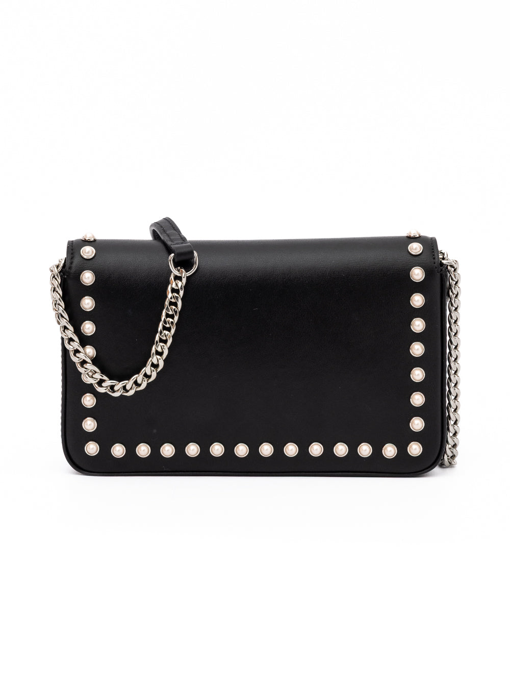 Black Leather Crossbody Bag