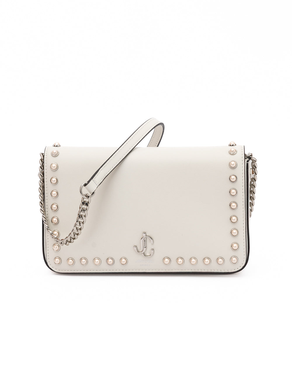 White Leather Crossbody Bag