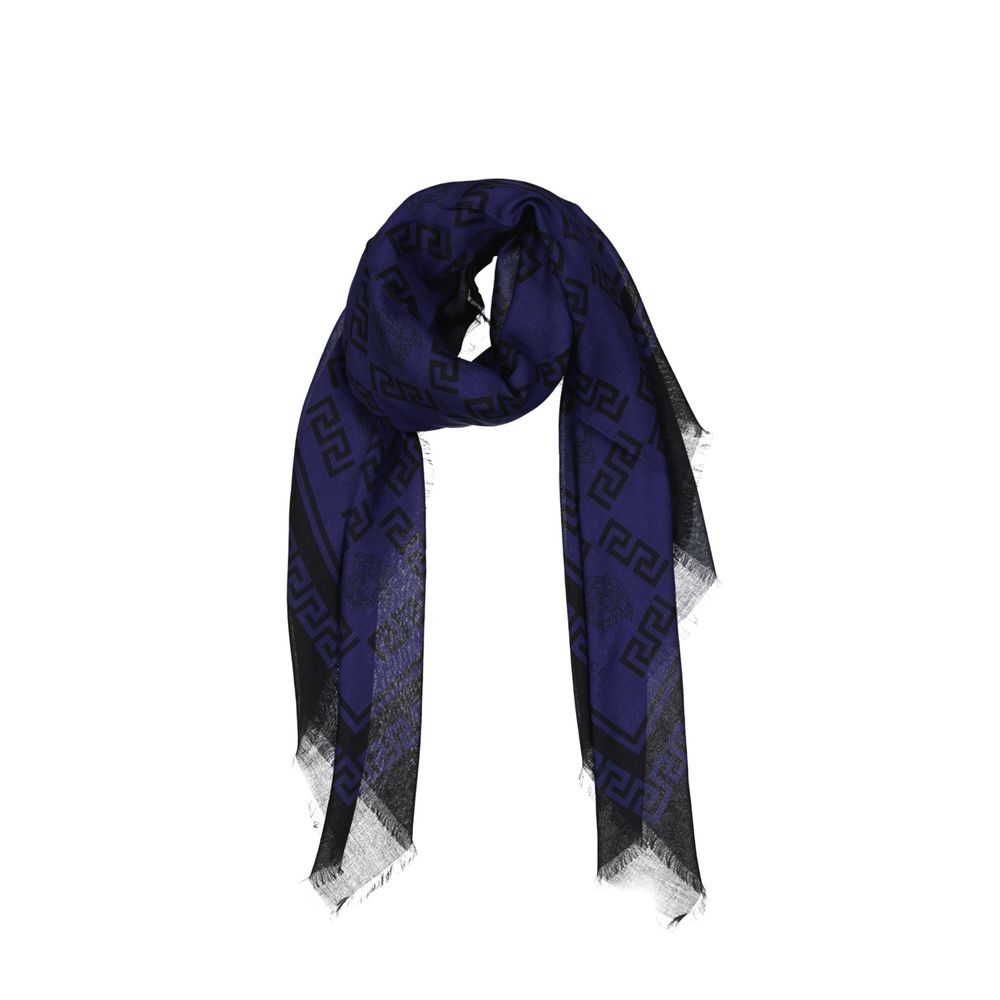Blue Modal Scarf Versace