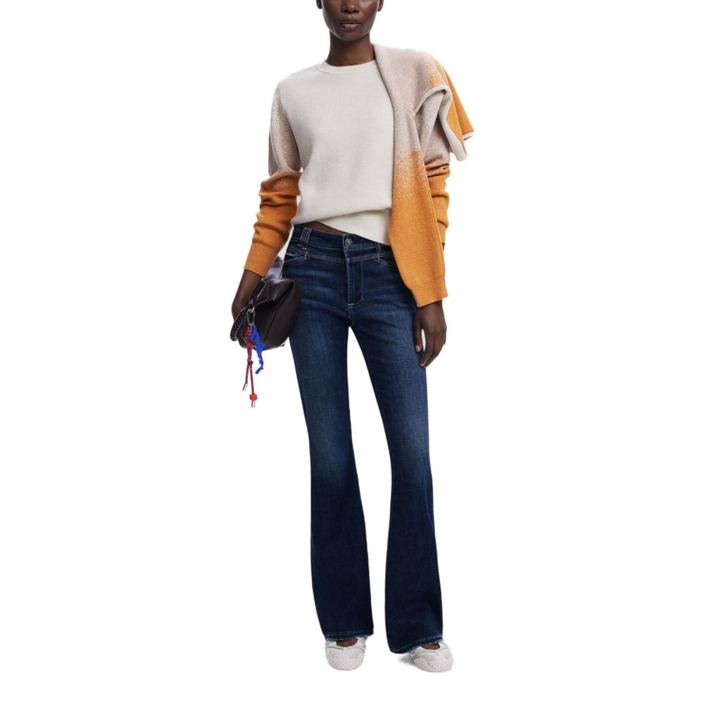 Beige Viscose Sweatshirt-thumbmail-3