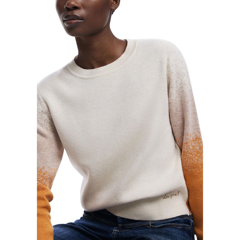 Beige Viscose Sweatshirt-thumbmail-4