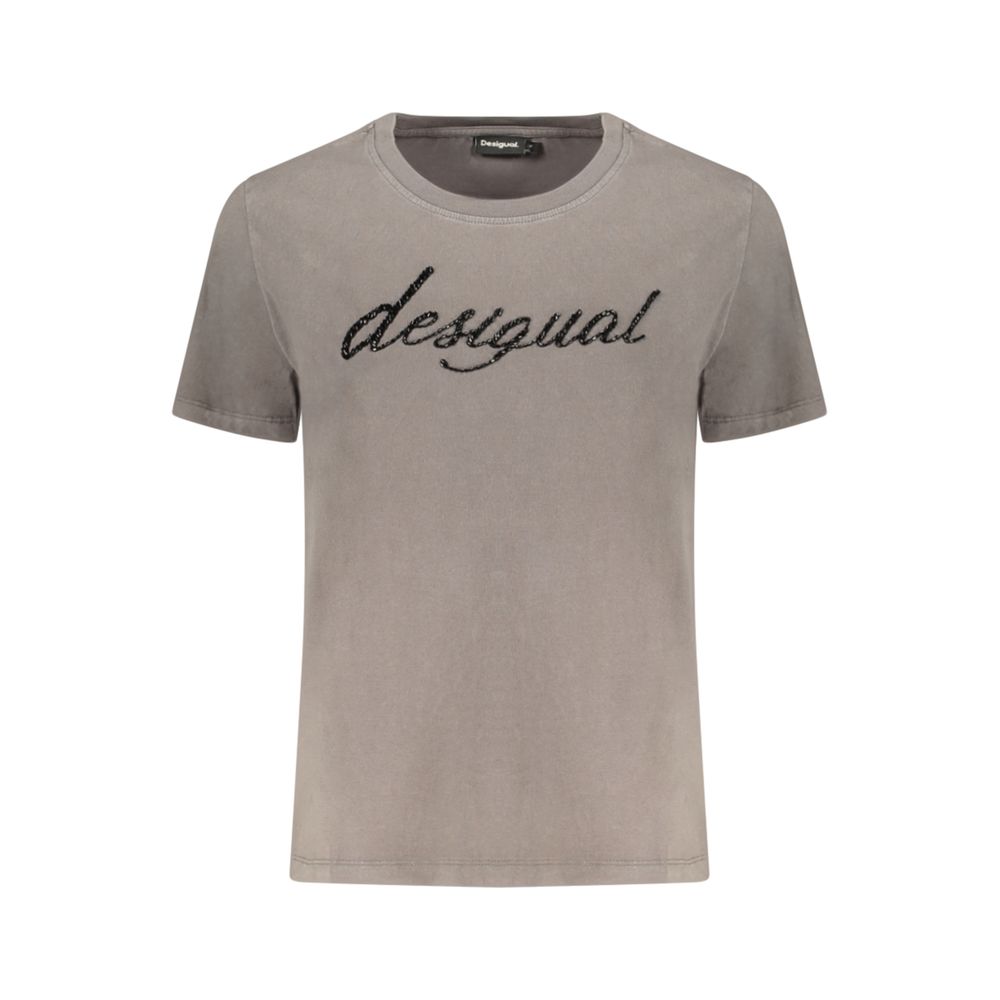 Grigio Cotton Women T-Shirt