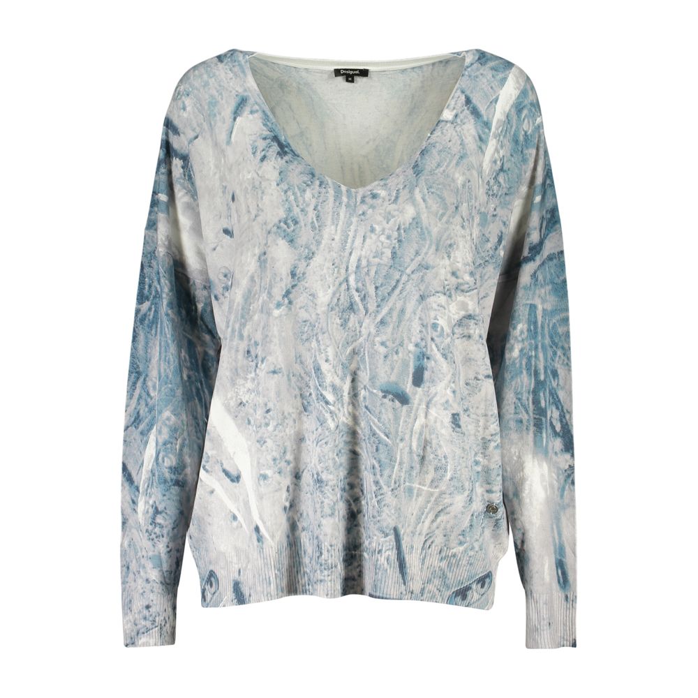 Blue Viscose Sweatshirt
