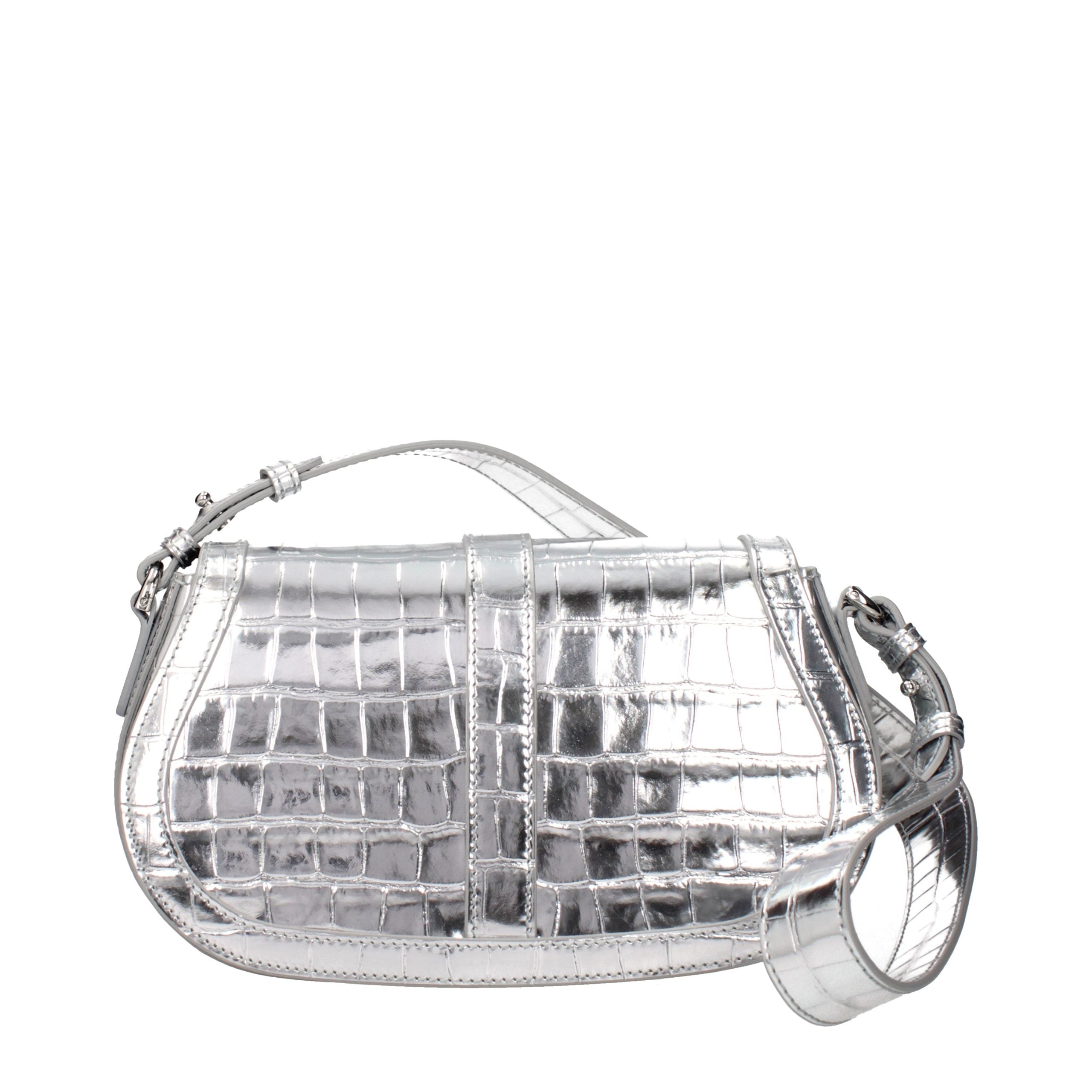 Gray Leather Shoulder Bag-thumbmail-4