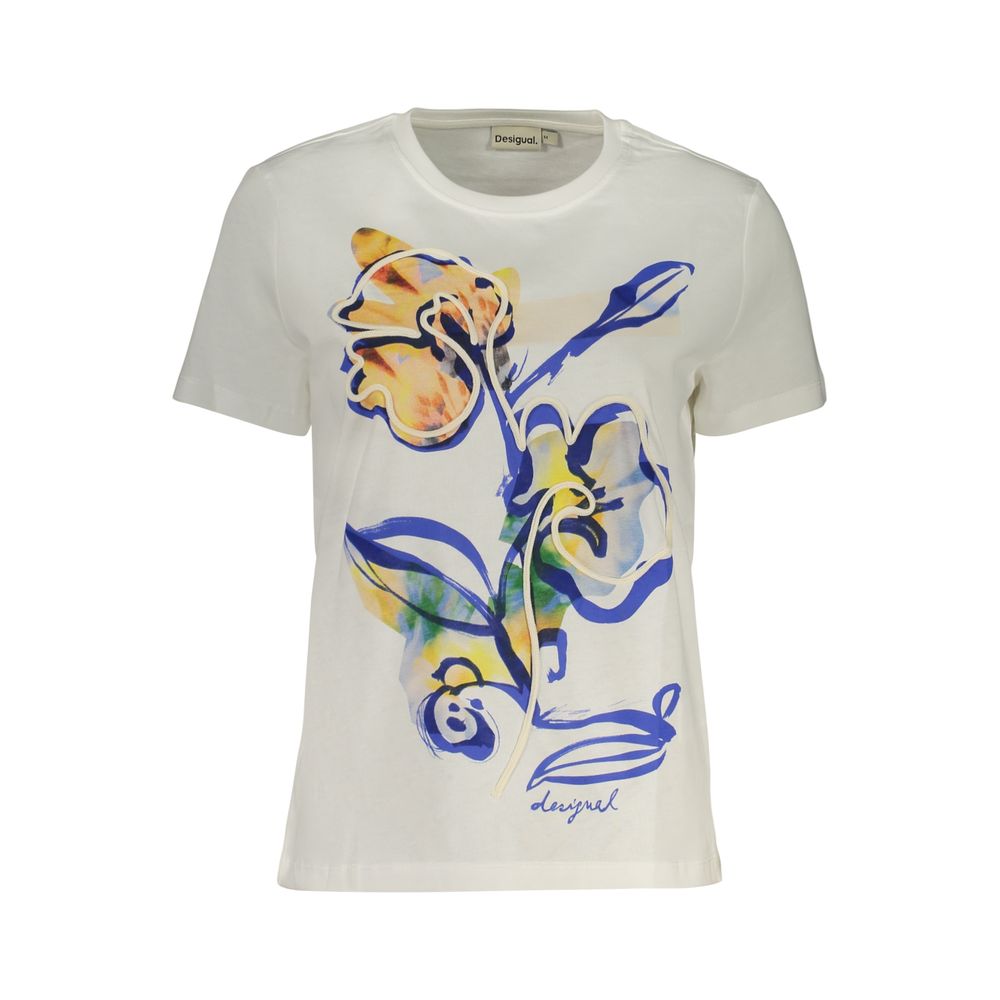 Bianco Cotton Women T-Shirt