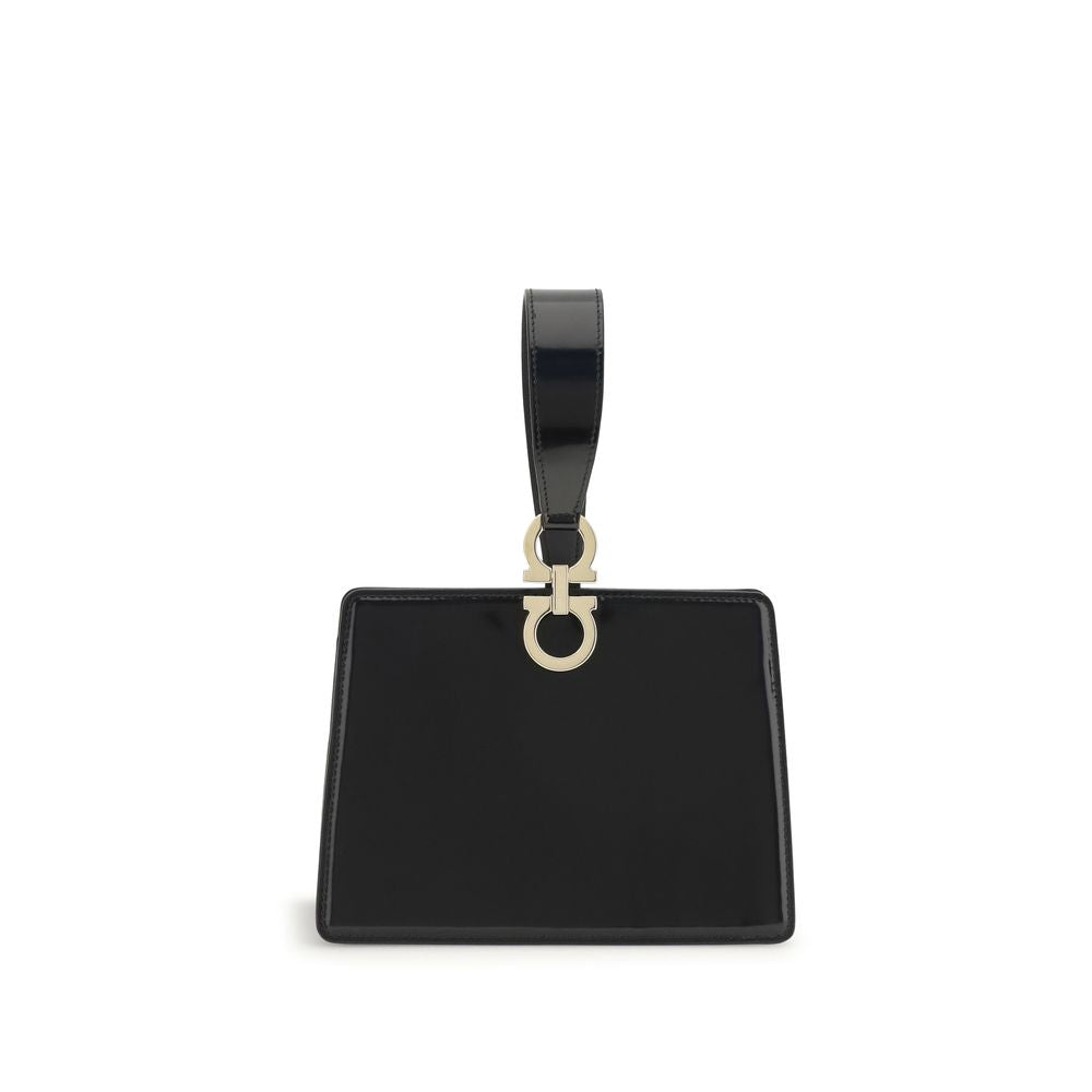 Black Calf Leather Bos Taurus Clutch Bag