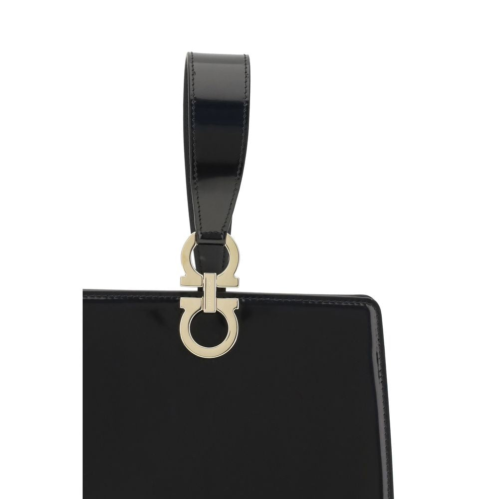 Black Calf Leather Bos Taurus Clutch Bag-thumbmail-4