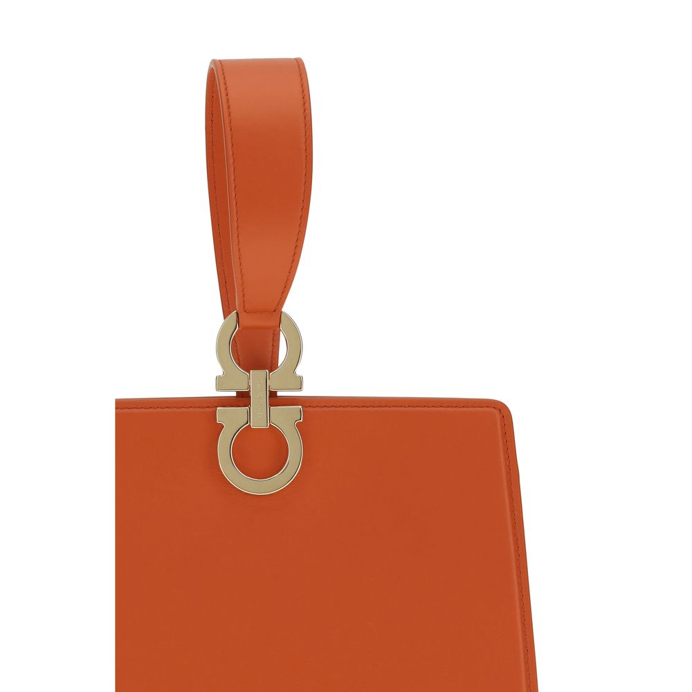 Orange Calf Leather Bos Taurus Clutch Bag-thumbmail-4