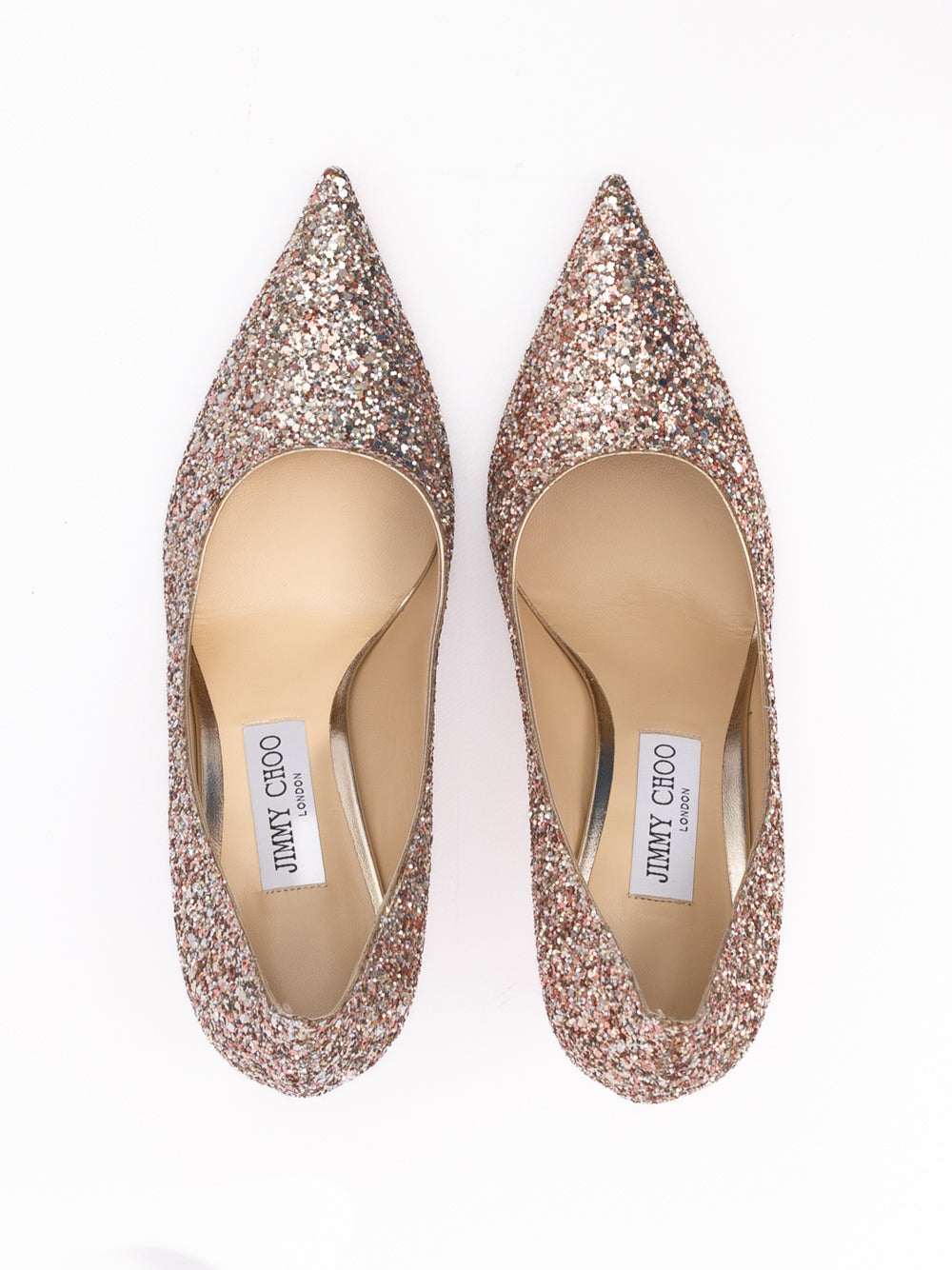 Rose Coarse Glitter Love 85 Pumps-thumbmail-3