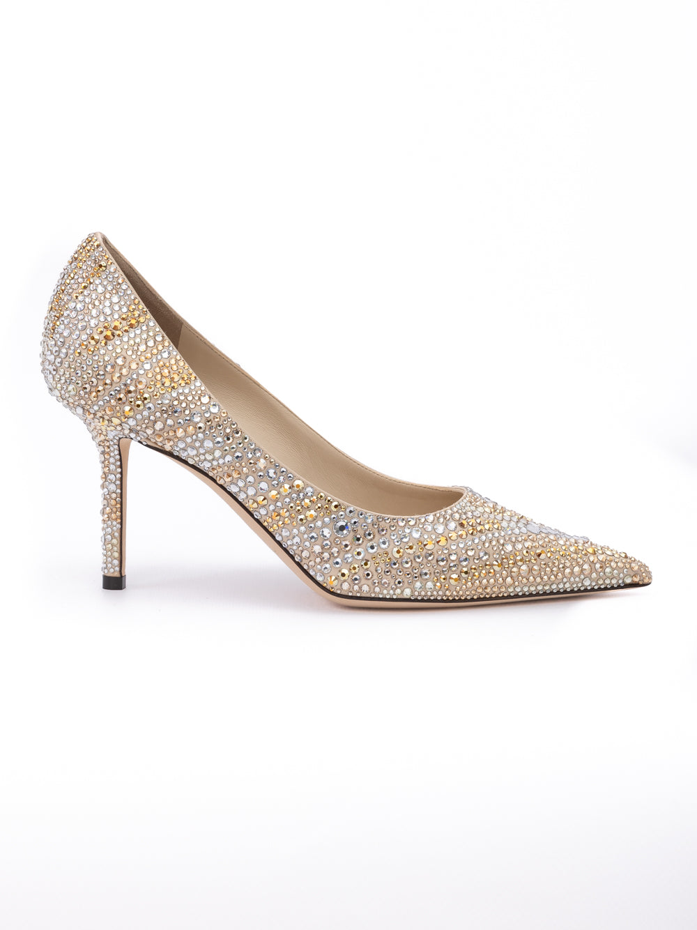 Gold Mix Crystal Love 85 Pumps