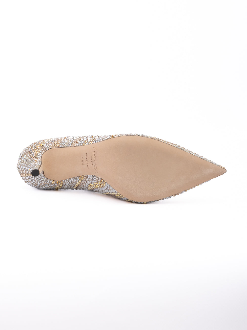 Gold Mix Crystal Love 85 Pumps-thumbmail-4