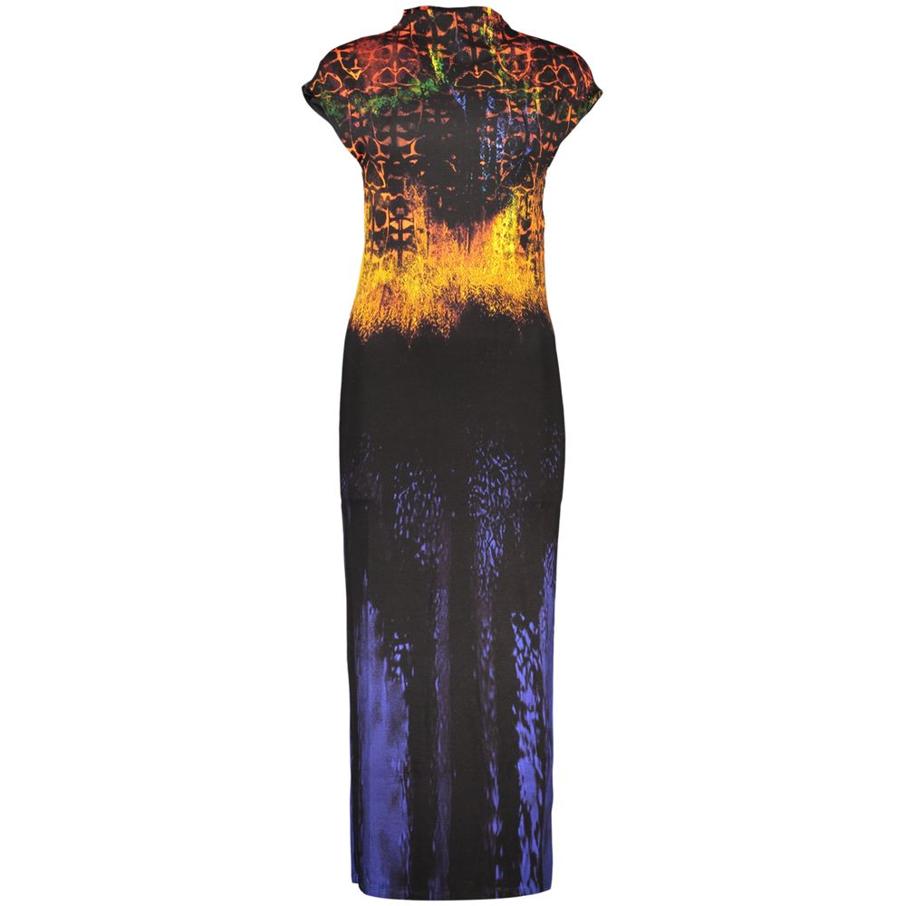 Black Viscosa Women Dress