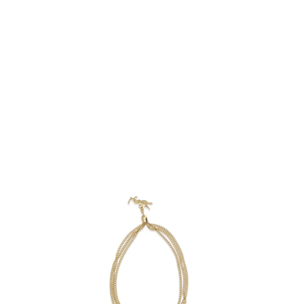 Gold Brass Bracelet Saint Laurent