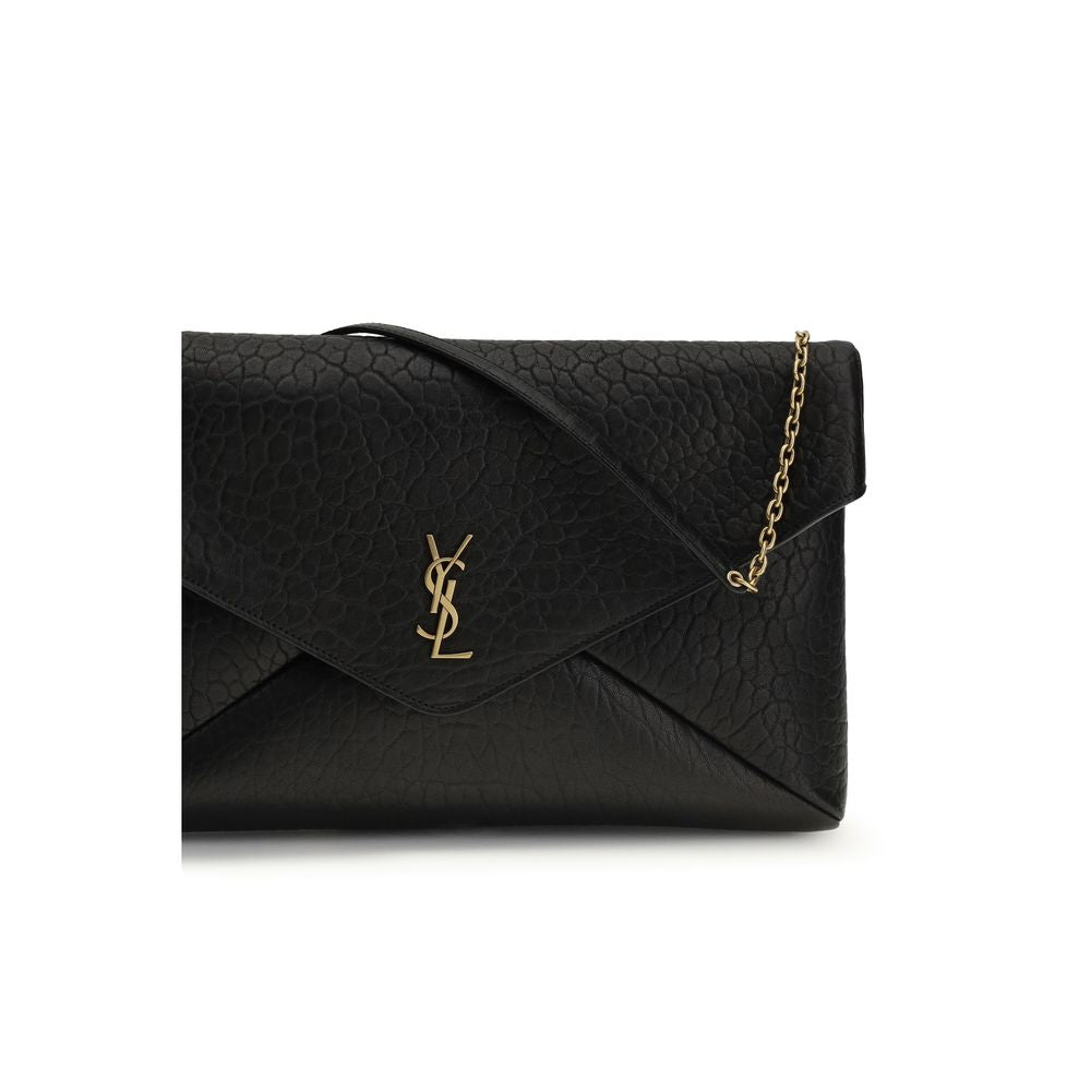 Black Lamb Ovis Aries Aries Shoulder Bag Saint Laurent