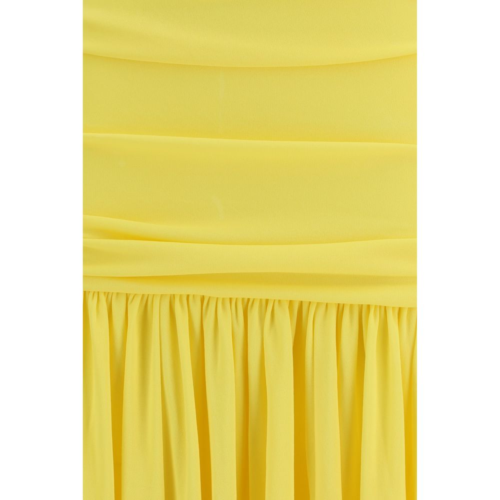 Bicolor Viscose Casual Dress Jacquemus