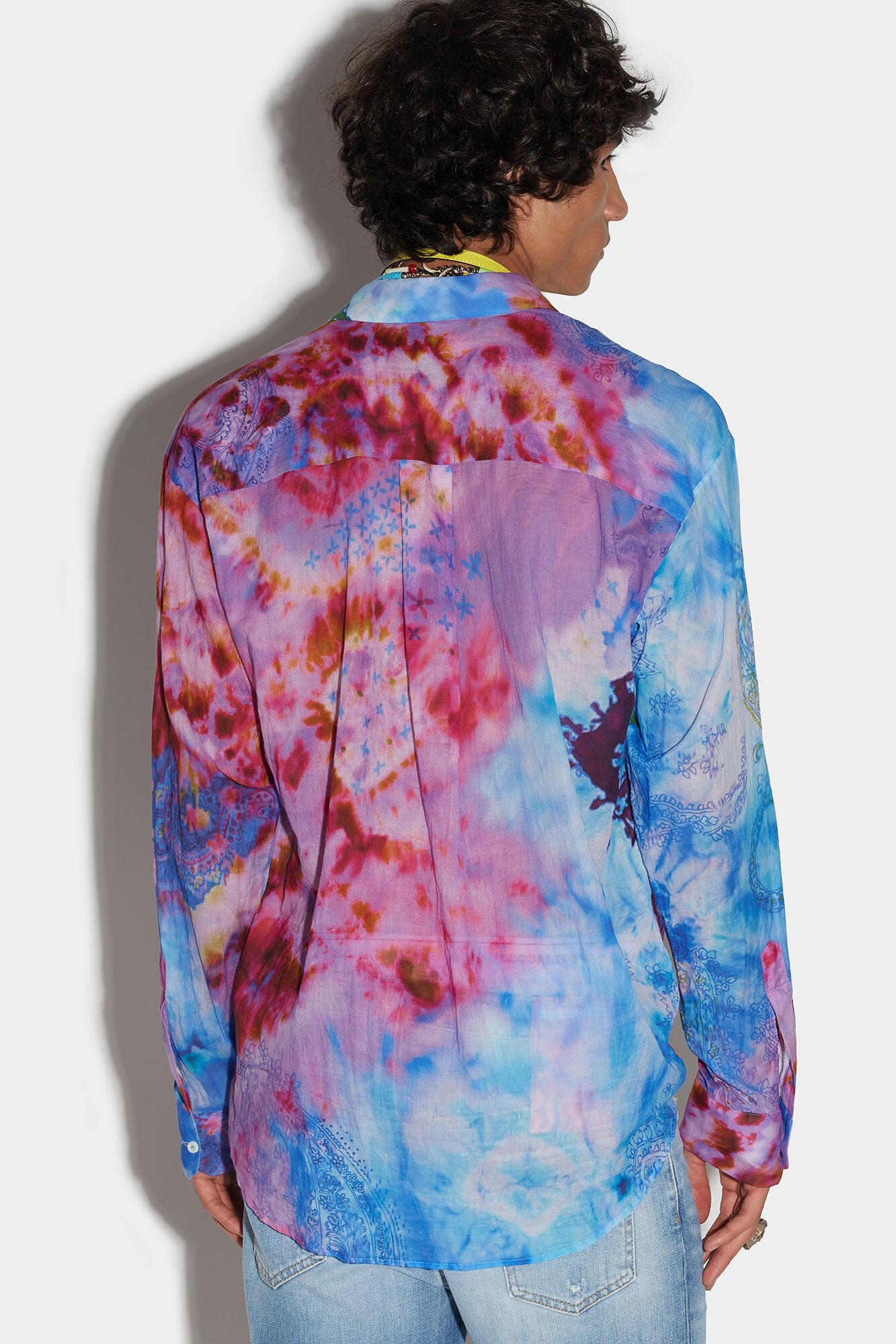 Multicolor Fibres Pattern Shirt Dsquared²