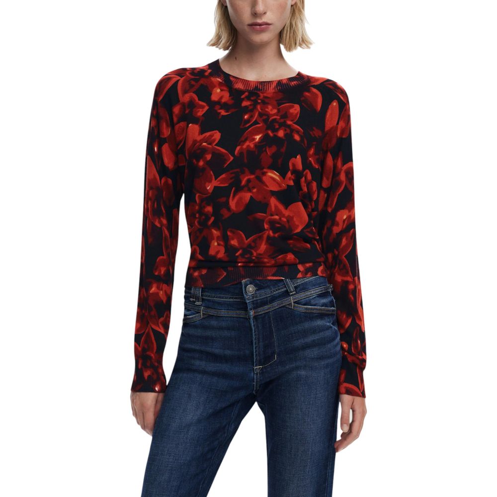 Black Viscose Sweatshirt Desigual