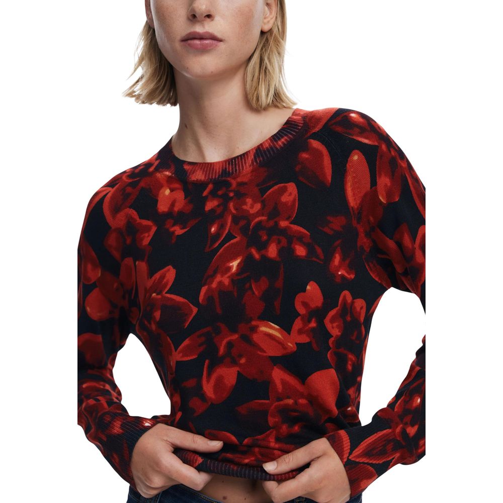 Black Viscose Sweatshirt Desigual