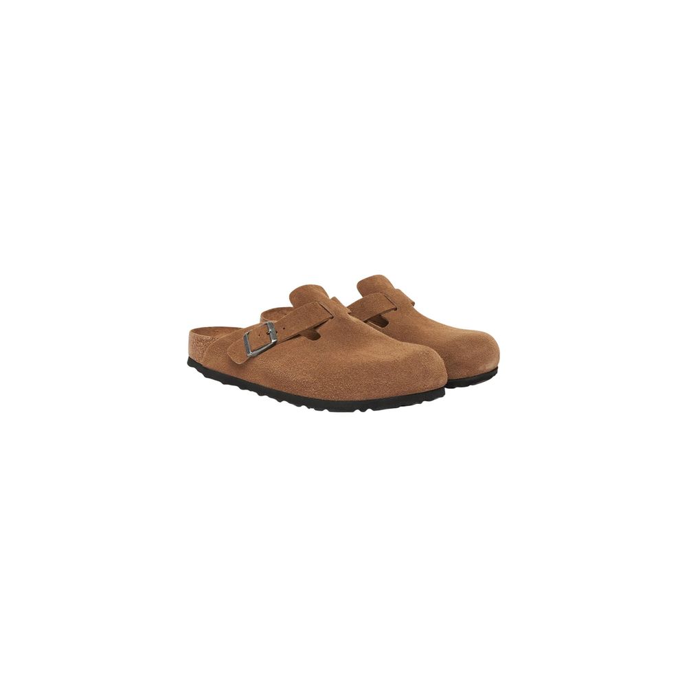 Beige Suede Leather Mules Birkenstock