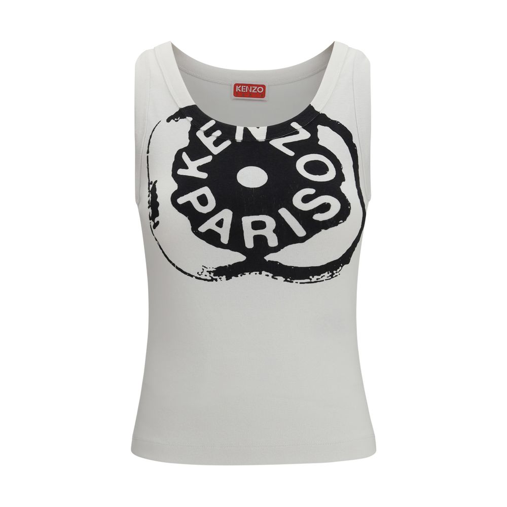 Kenzo - Boke Flower 2.0 Ribbed Tank Top White-thumbmail-1