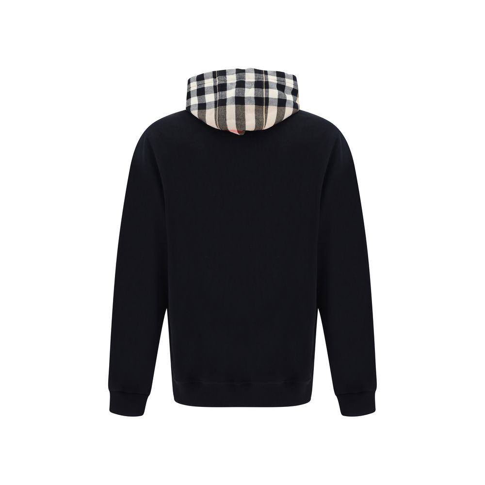 Black Cotton Sweatshirt