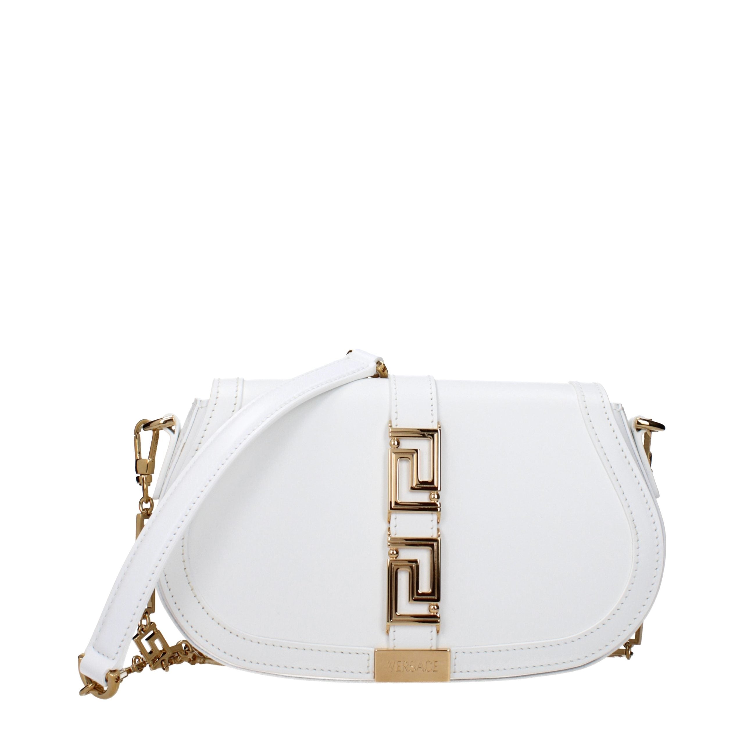 Blue Leather Crossbody Bag