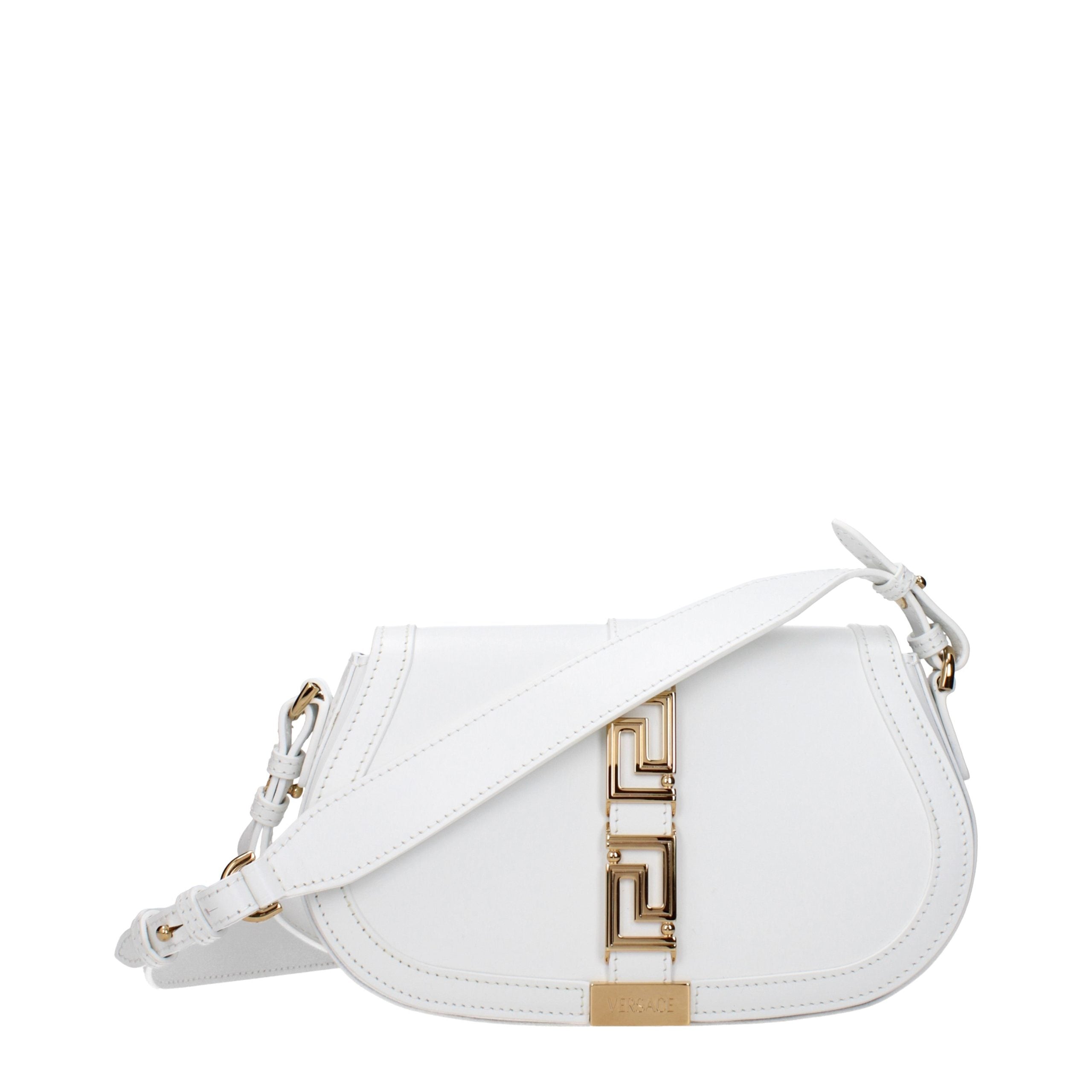 Blue Leather Crossbody Bag