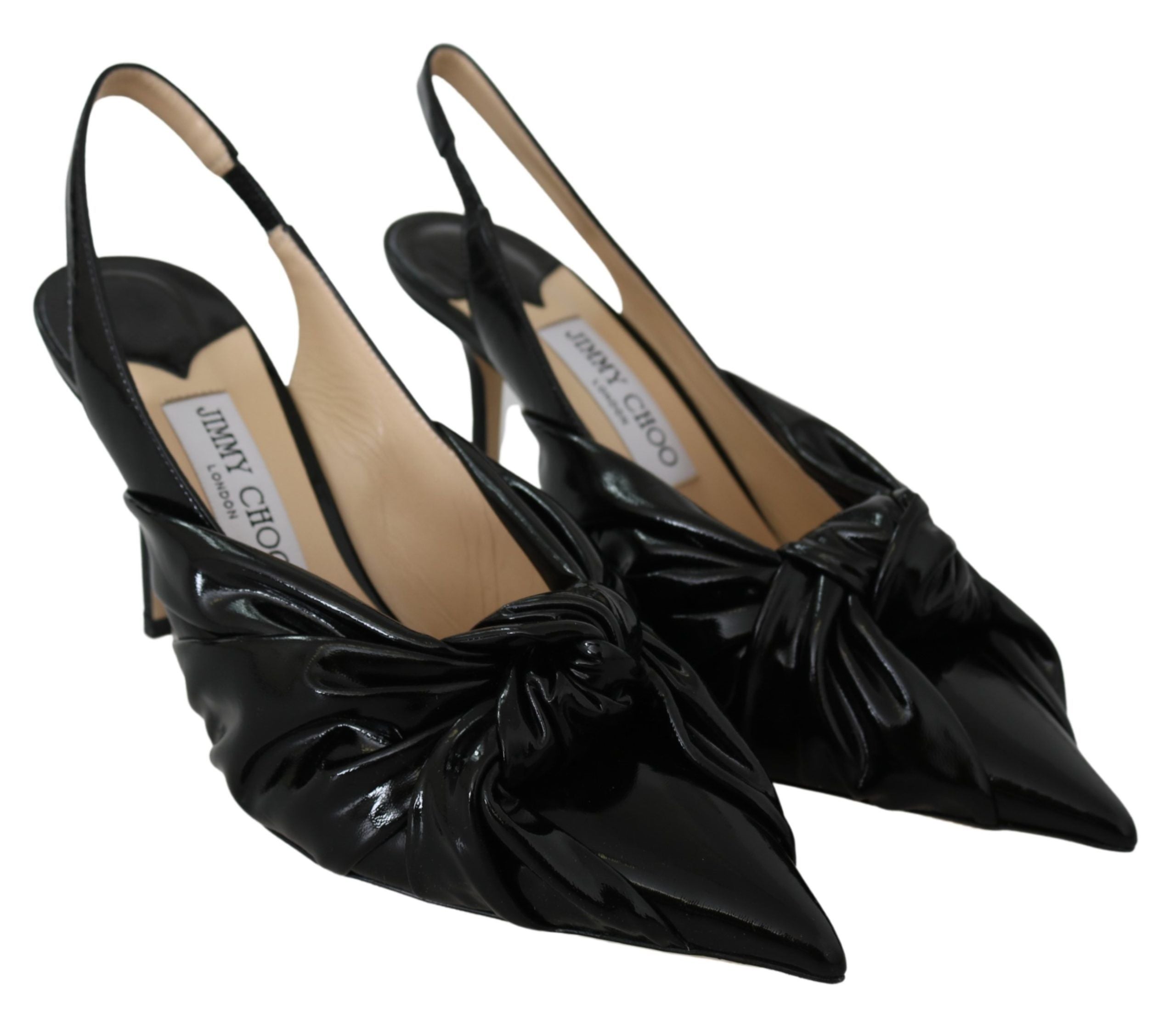 Black Patent Leather Annabell 85 Pumps-thumbmail-2