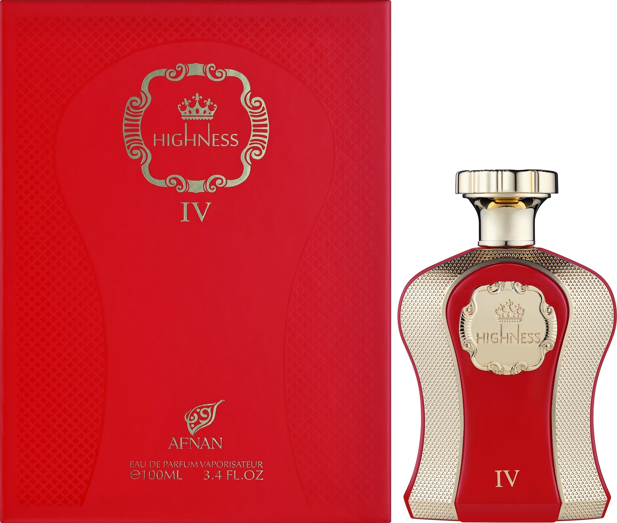 Her Highness Red Eau De Parfum Spray By Afnan - Size: 100 ml Eau De Parfum Spray