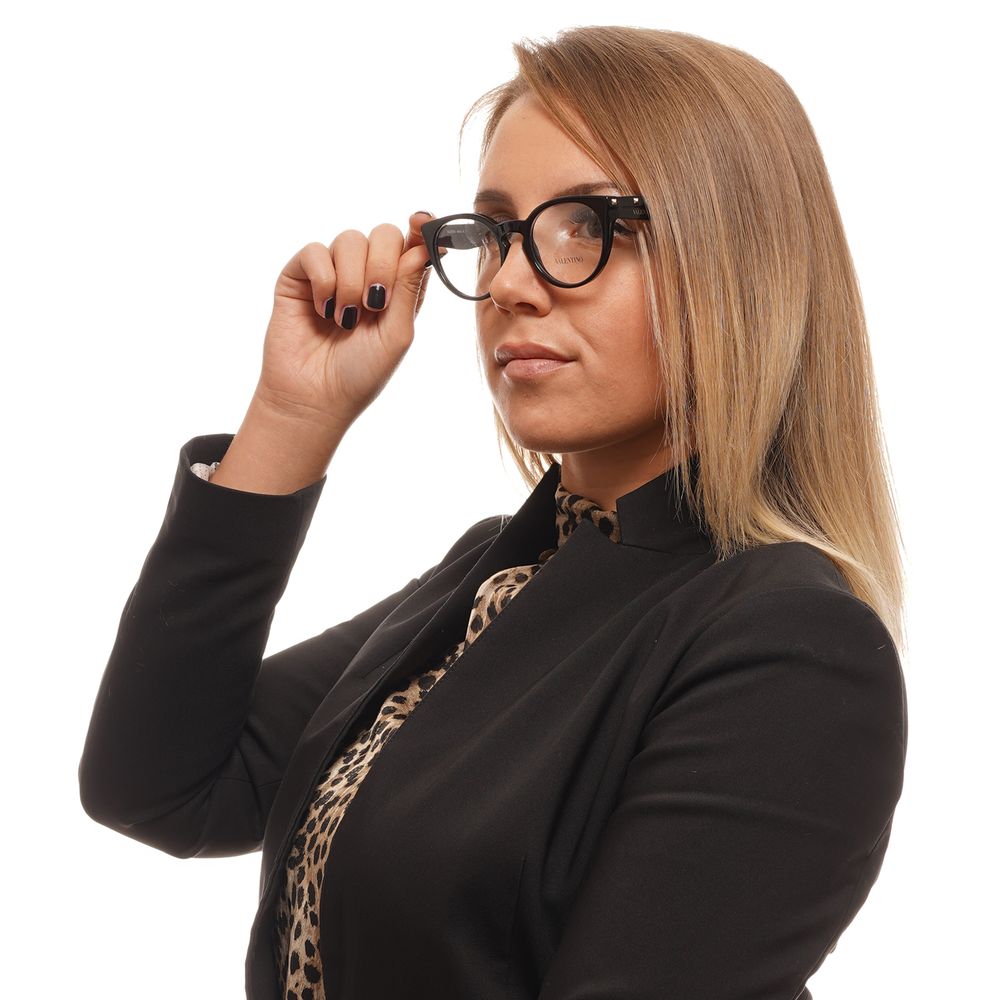 Black Plastic Glasses (Frames) Valentino