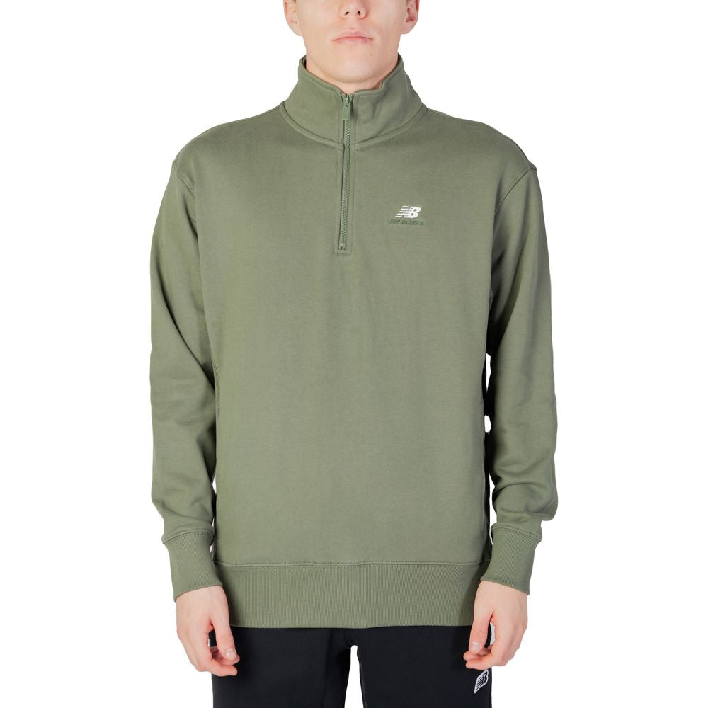 Green Cotton Sweatshirt New Balance