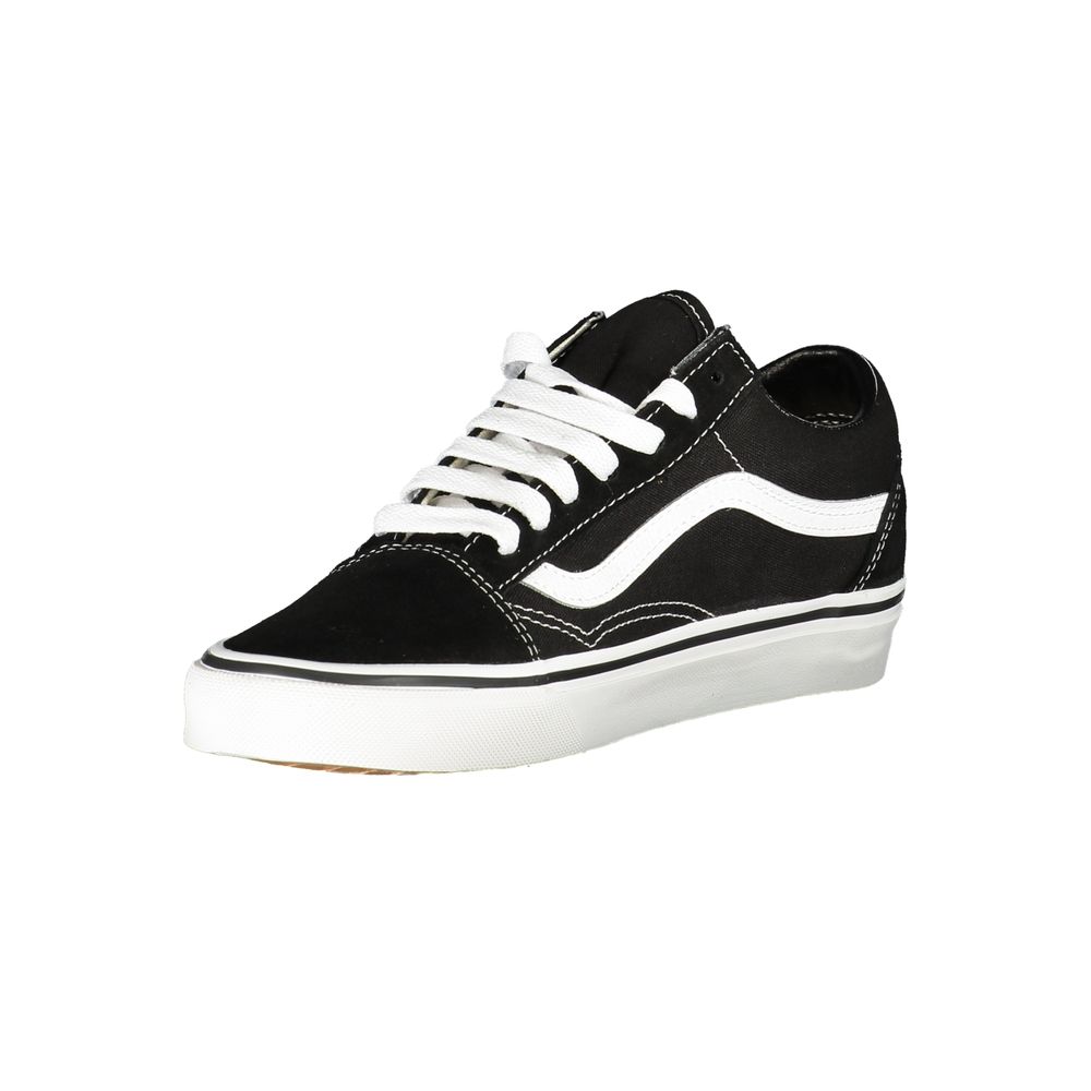 Black Leather Women Sneaker Vans