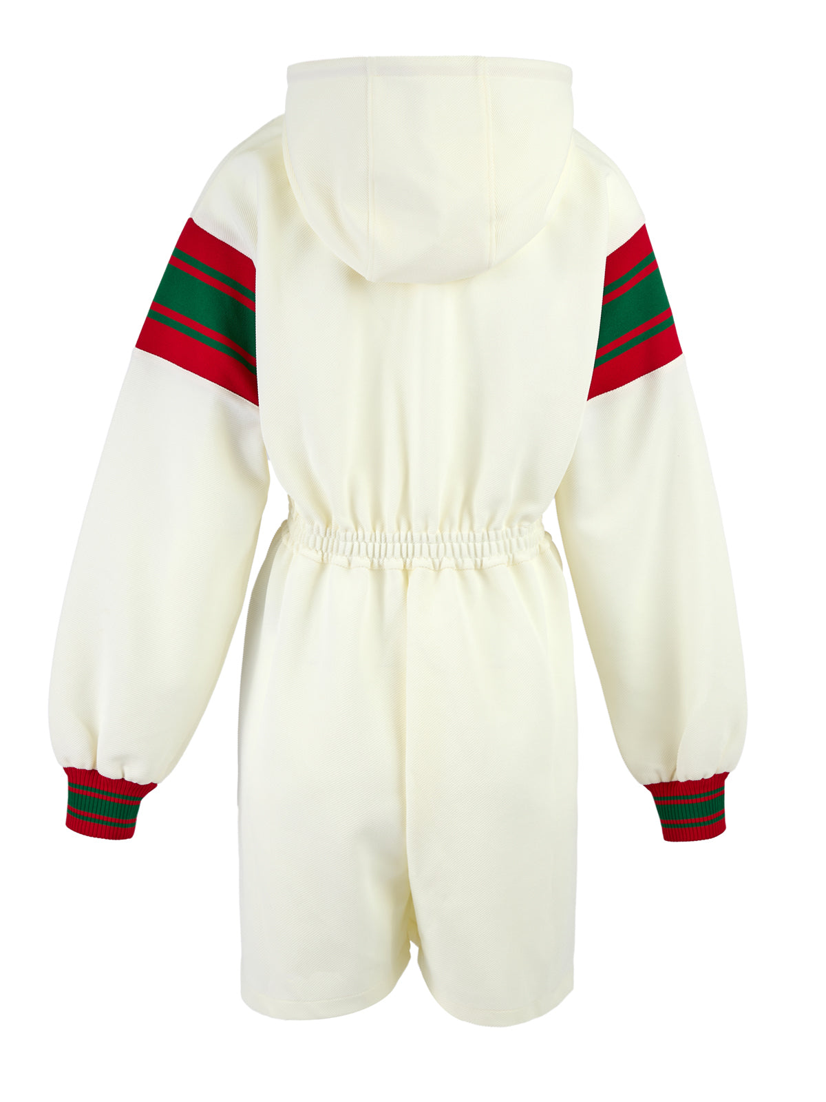 Cream Polyester Hooded Logo Sweatsuit Gucci