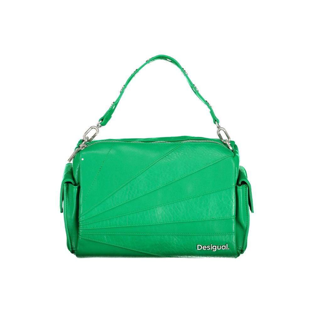 Verde Polyurethane Women's Handbag Desigual