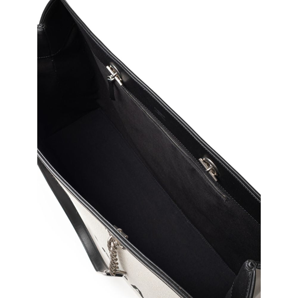 Gray Cotton Tote Bag Balenciaga