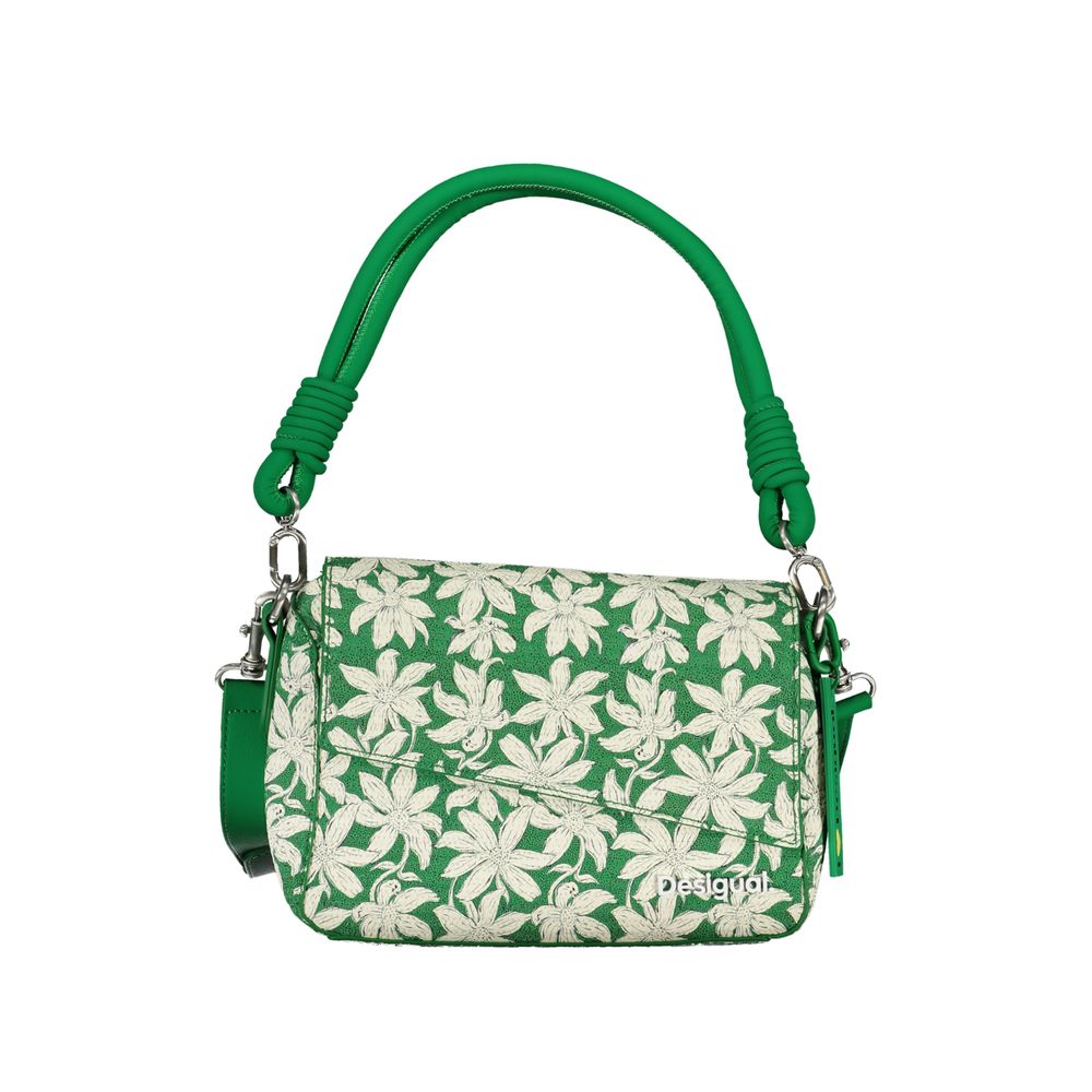Verde Polyurethane Women's Handbag Desigual