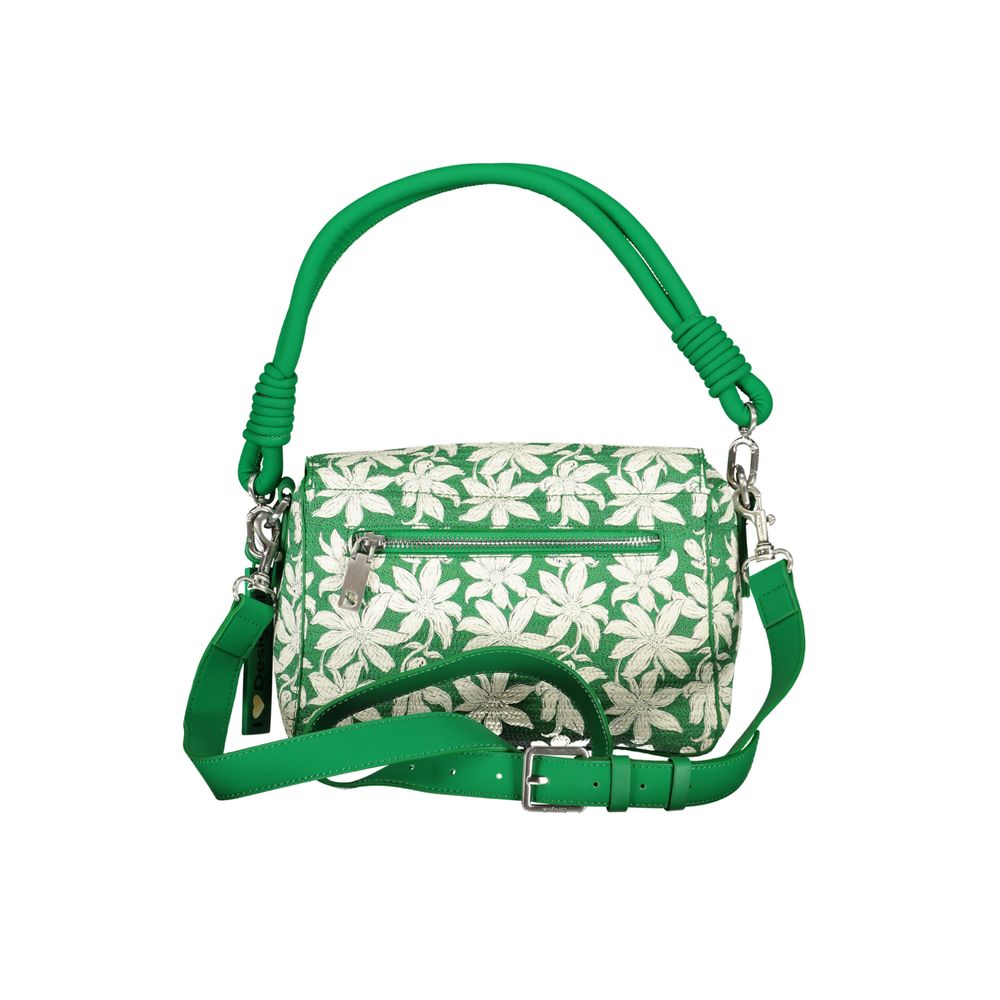 Verde Polyurethane Women's Handbag Desigual