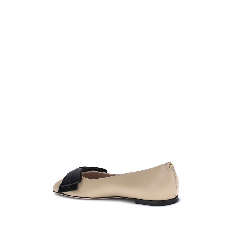 Brown Calf Leather Bos Taurus Ballet Flats-thumbmail-3