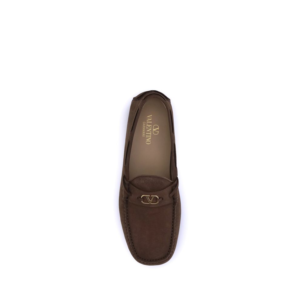 Brown Calf Leather Bos Taurus Slip-On Loafers-thumbmail-4