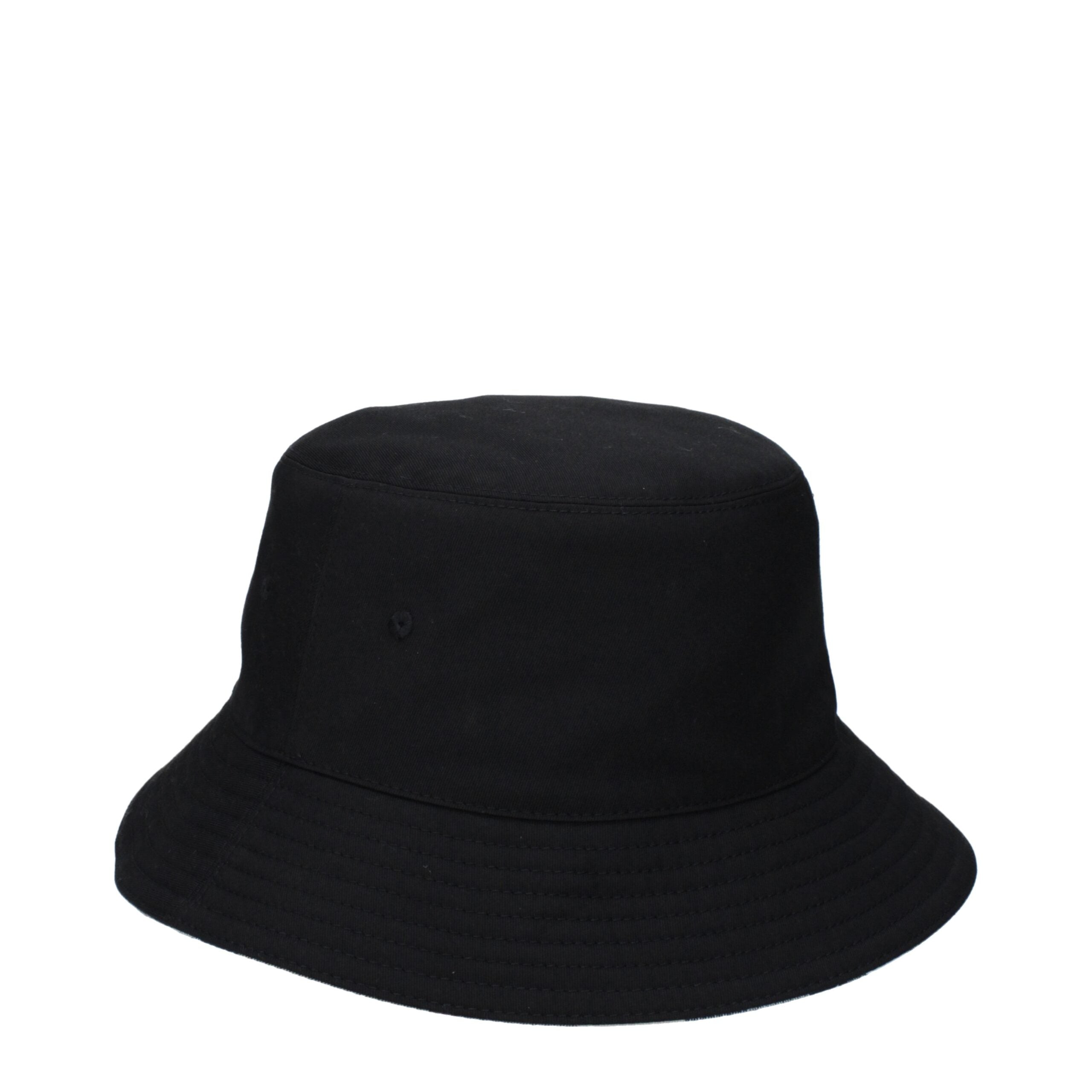 Black Fabric Bucket Hat