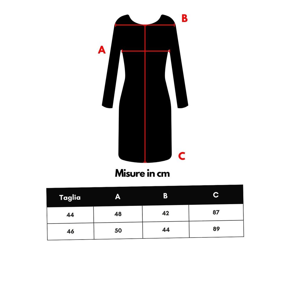 Navy Blue Wool Short Dress-thumbmail-4