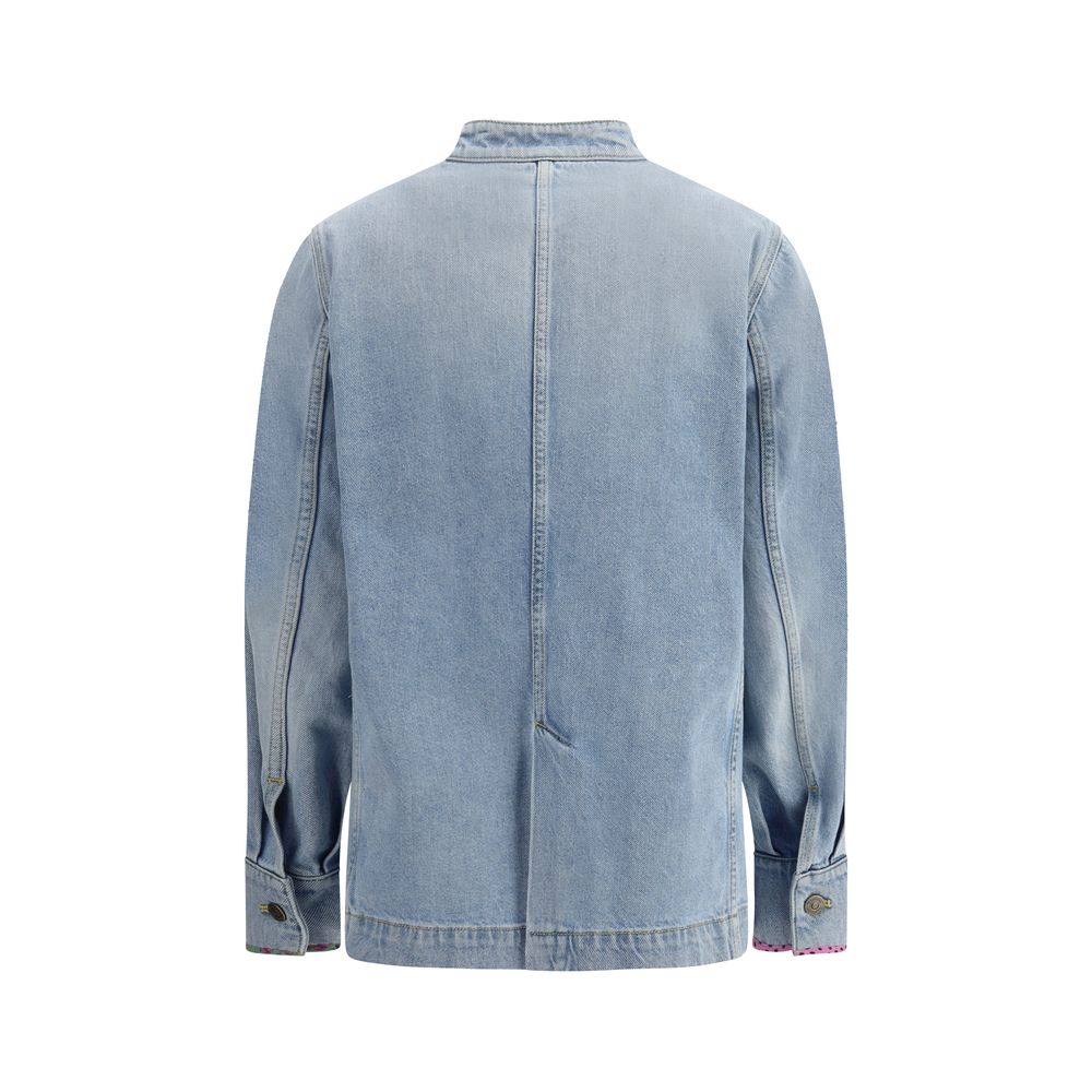 Blue Cotton Denim Jacket