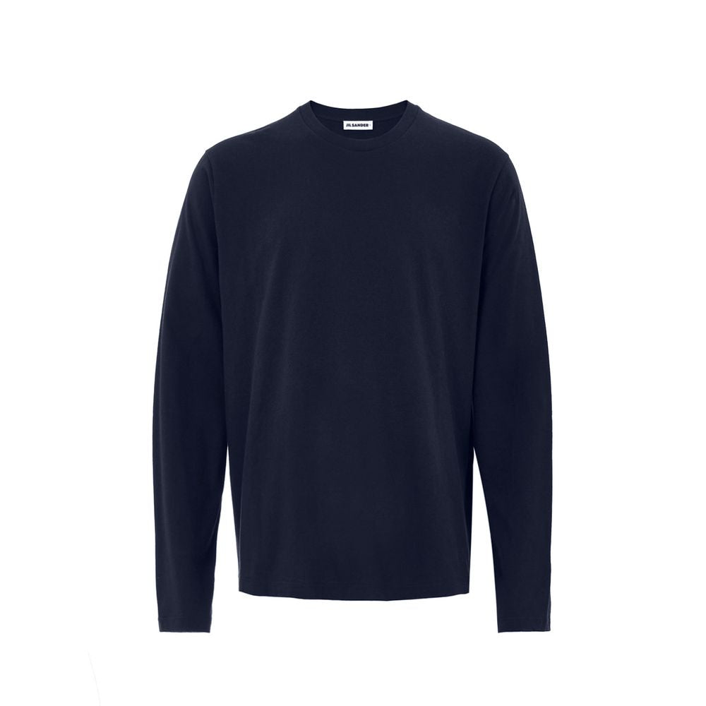 Blue Cotton T-Shirt Jil Sander
