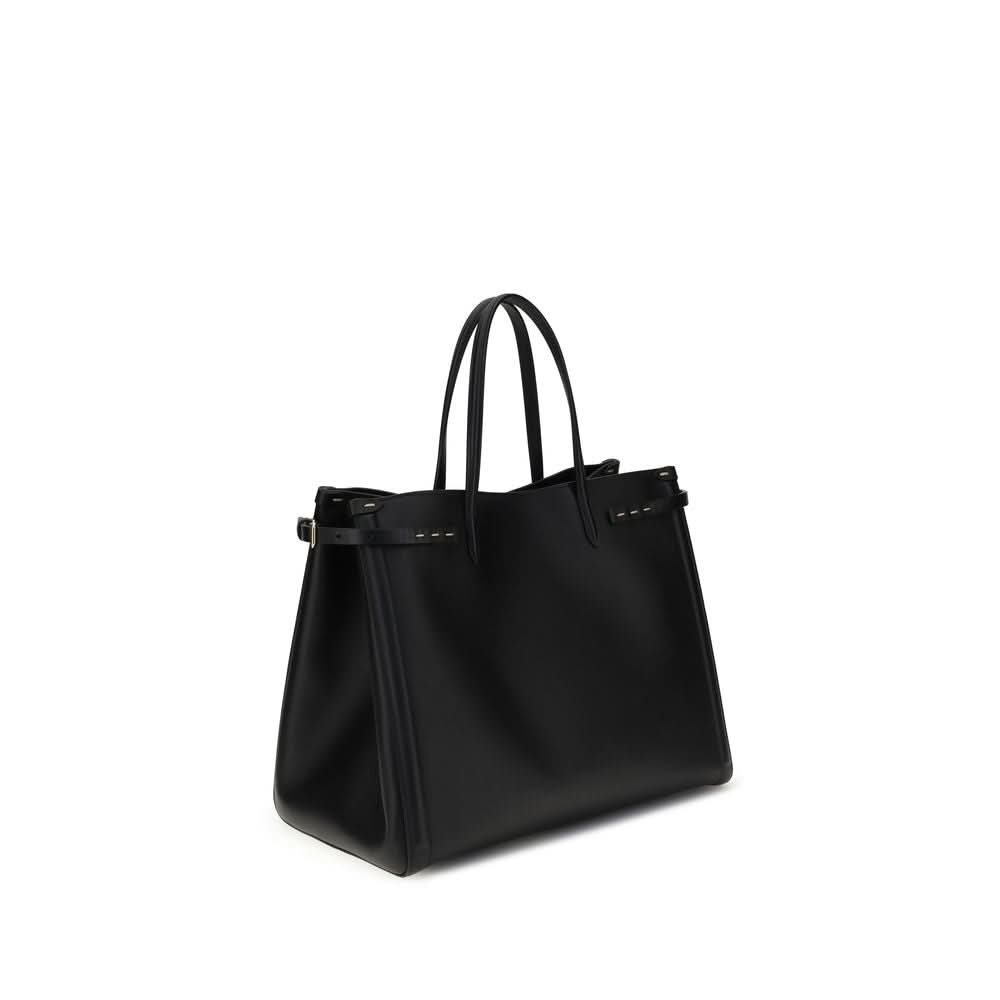 Black Calf Leather Bos Taurus Handbag Valentino Garavani