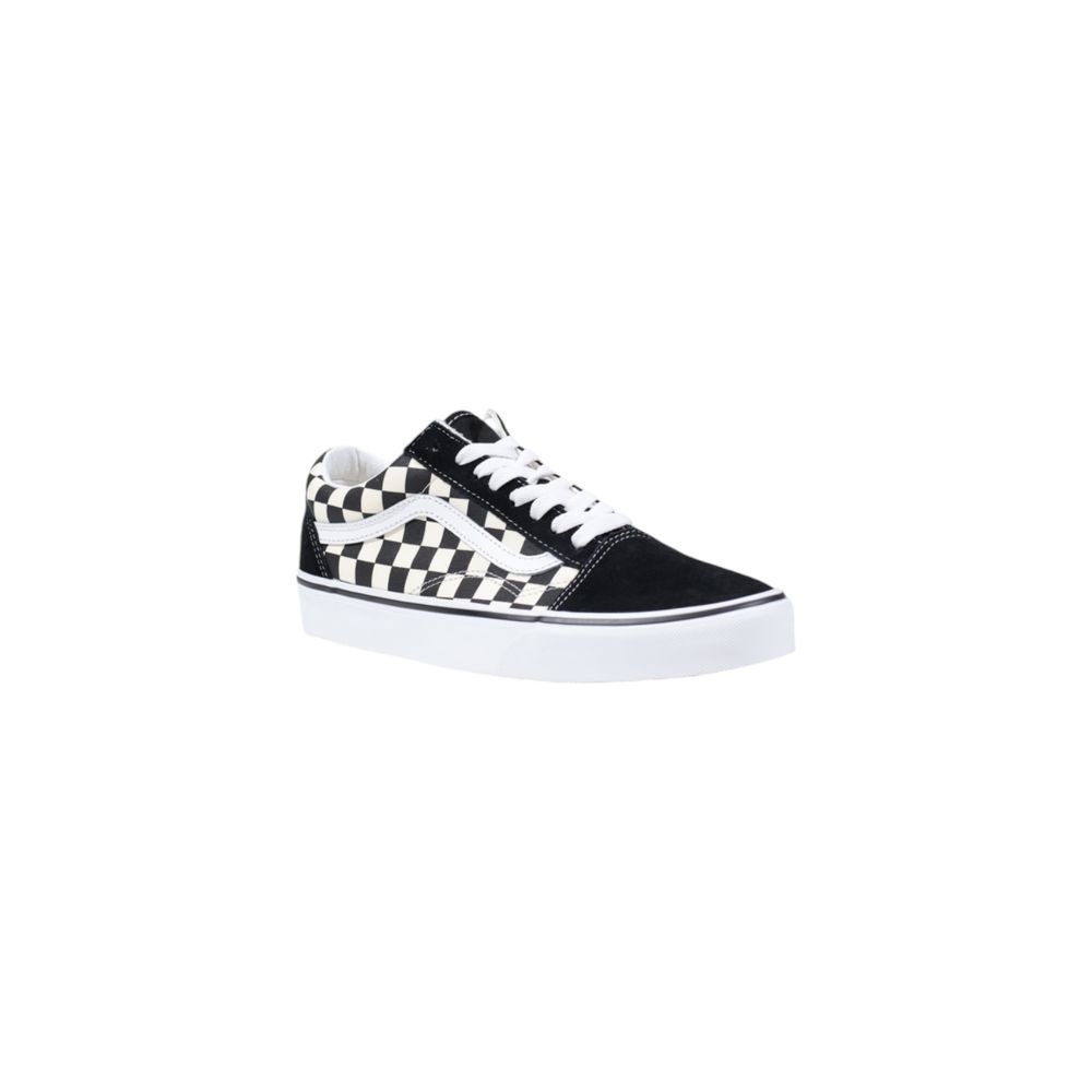 Black And White Fabric Low Top Sneakers-thumbmail-2