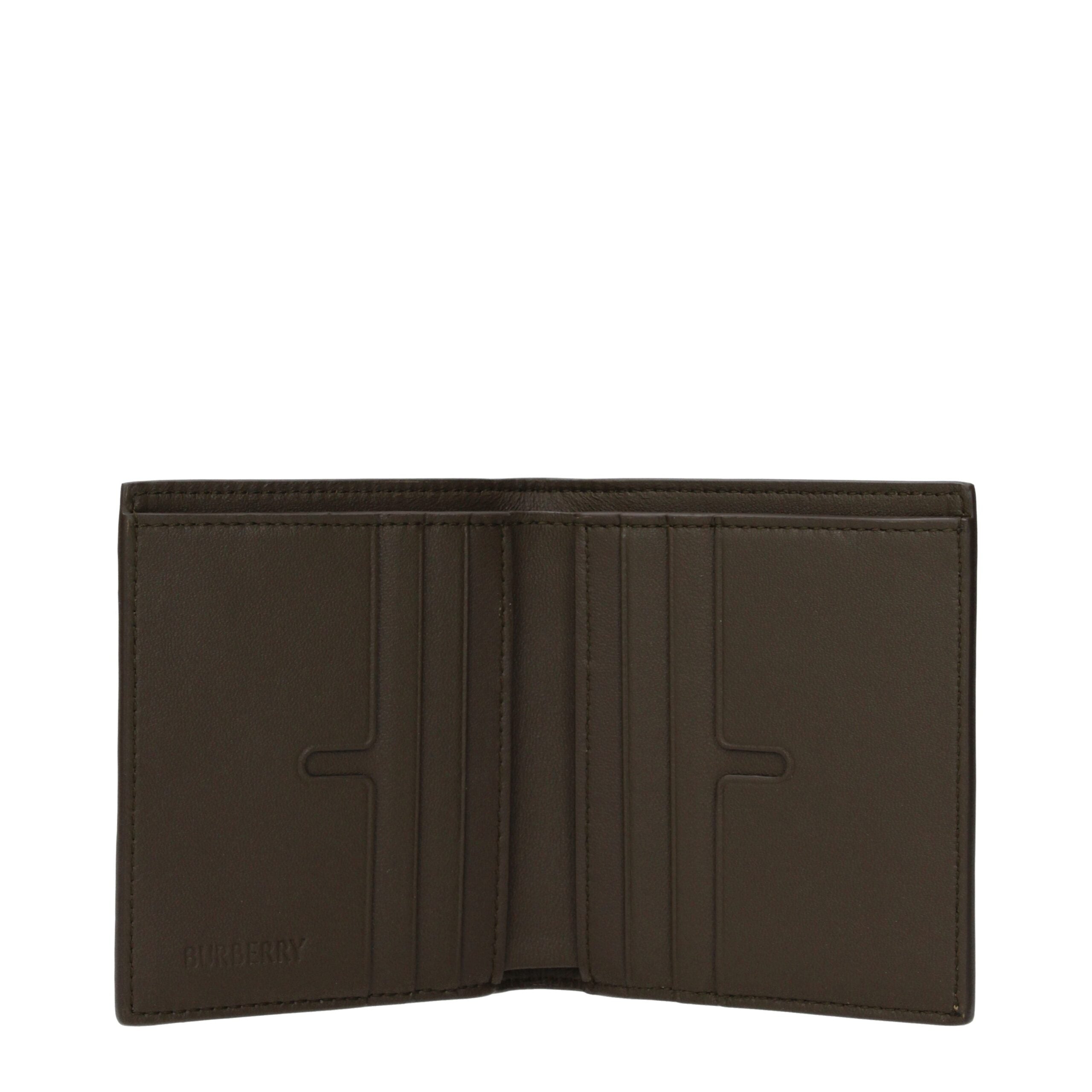 Beige Fabric Wallet Burberry