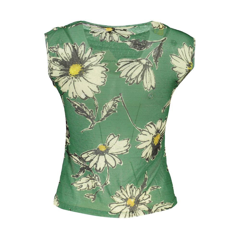 Verde Polyester Women Tank Top